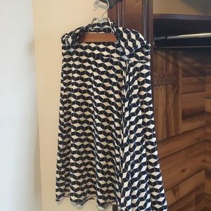 Max studio nautical skirt